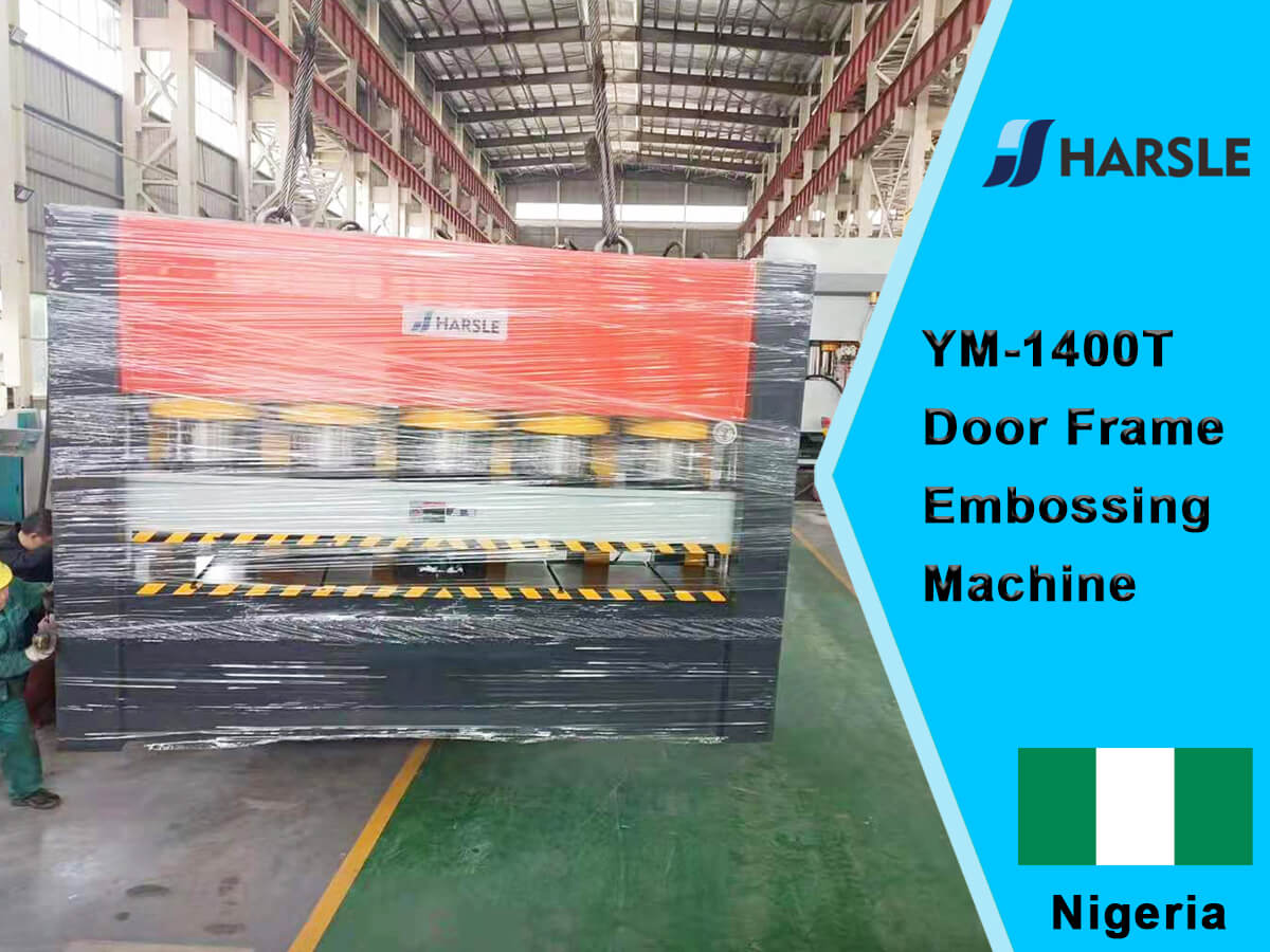 Nigeria-deur frame embossing machine YM-1400T