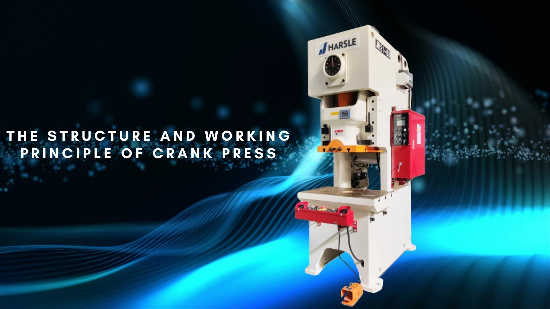 De structuur en het werkingsprincipe van Crank Press