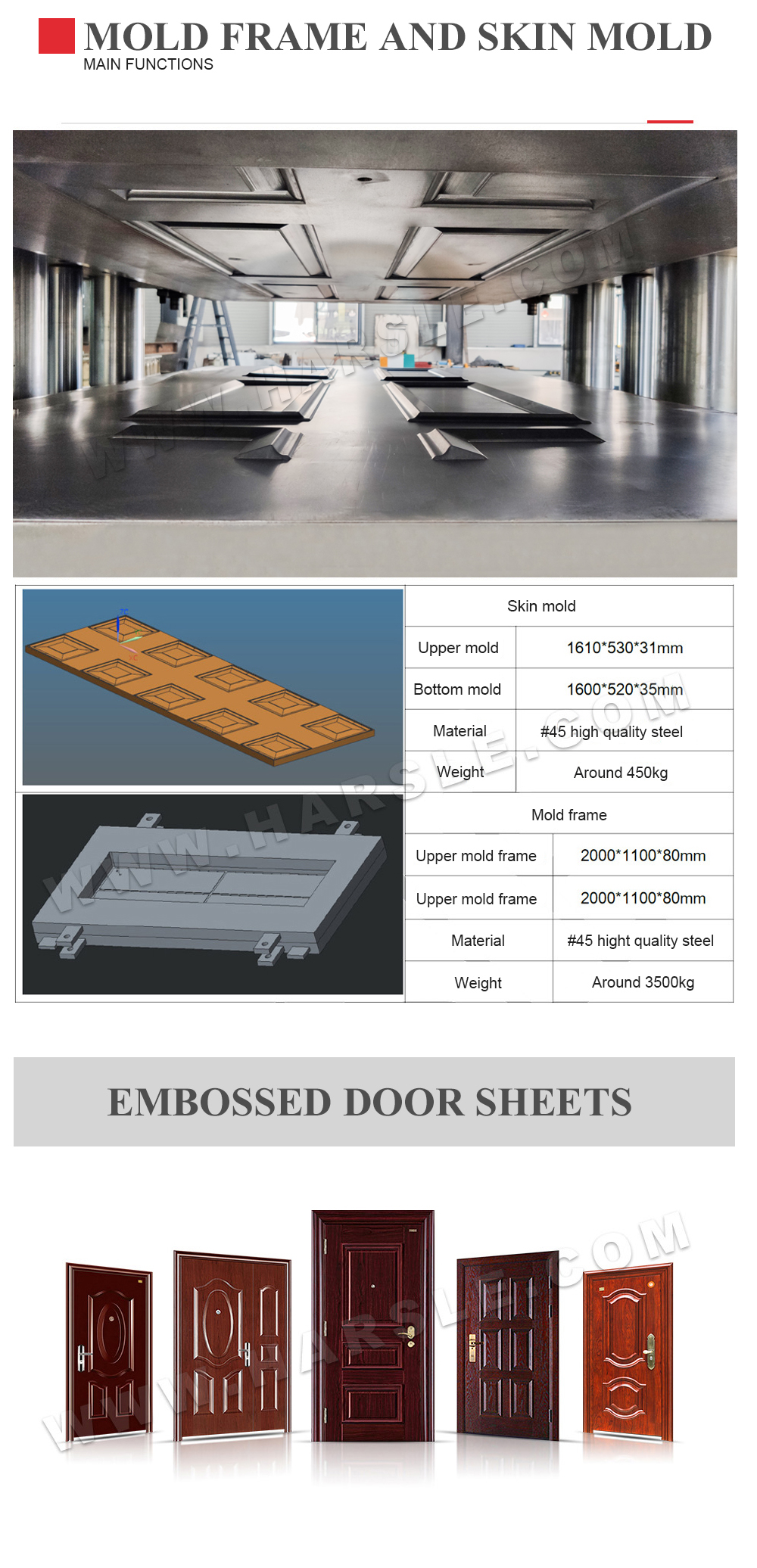 Deur Embossing Machine Factory