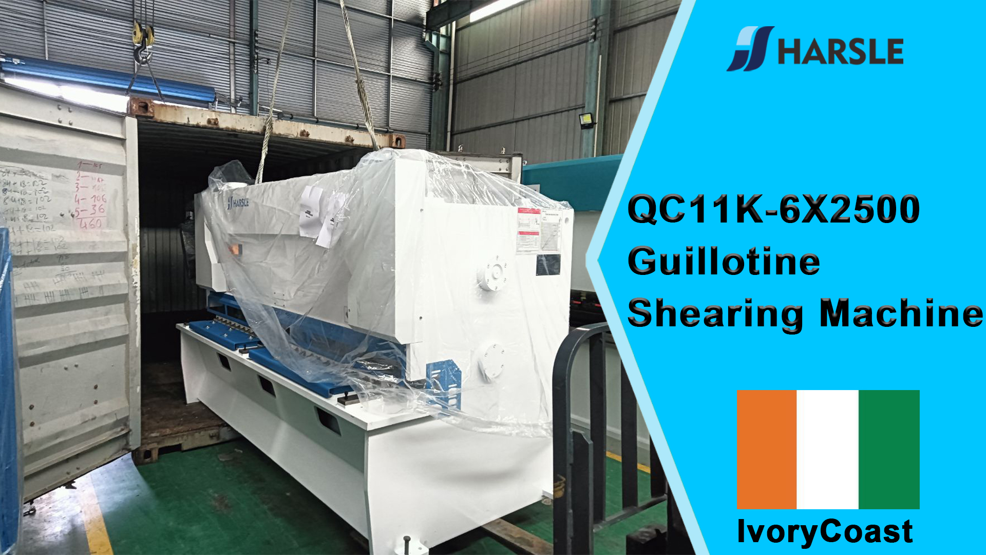 IvoryCoast-QC11K-6X2500 Guillotineschaarmachine