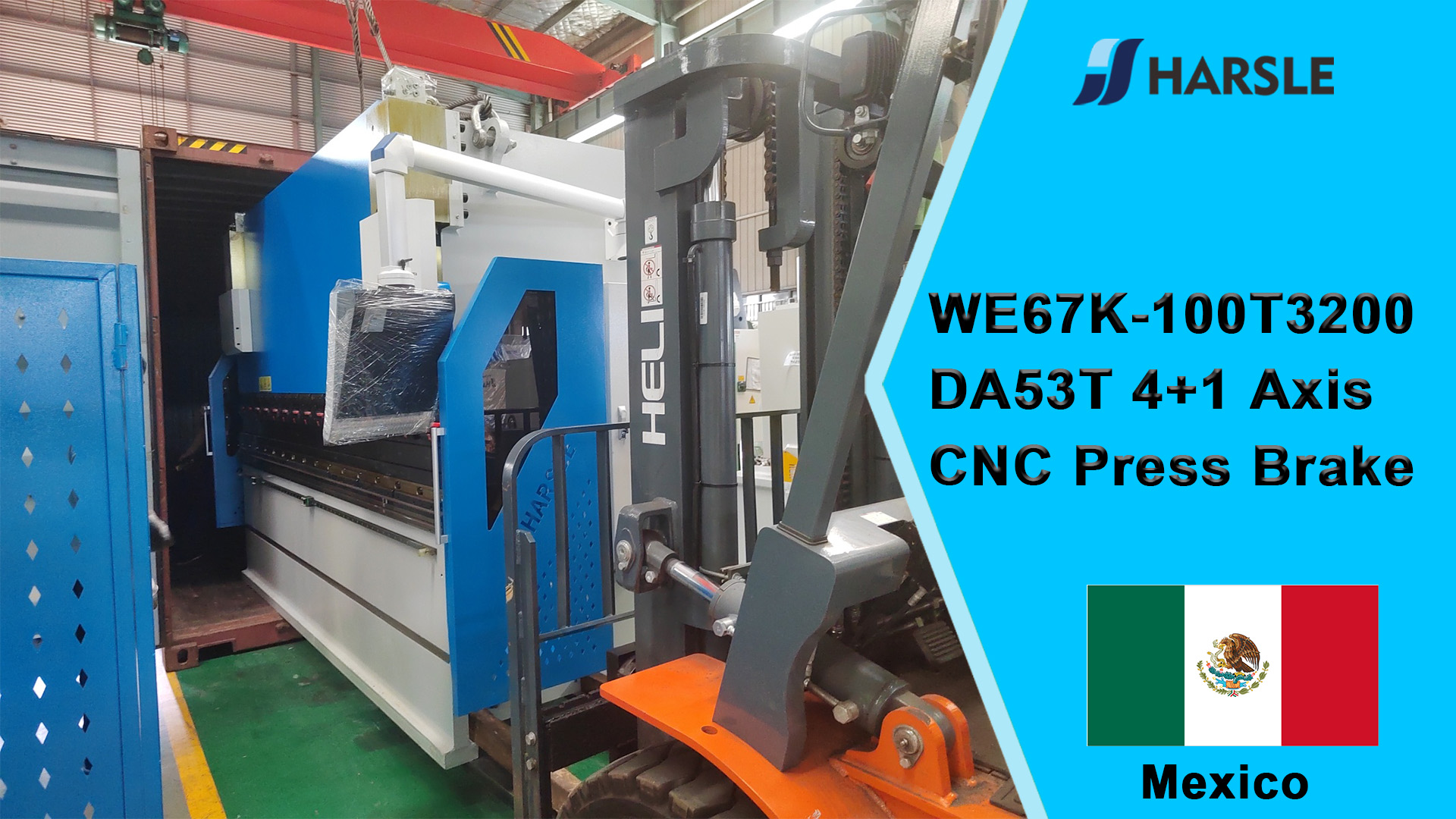 Mexico-WE67K-100T3200 DA53T 4+1-assige CNC-afkantpers