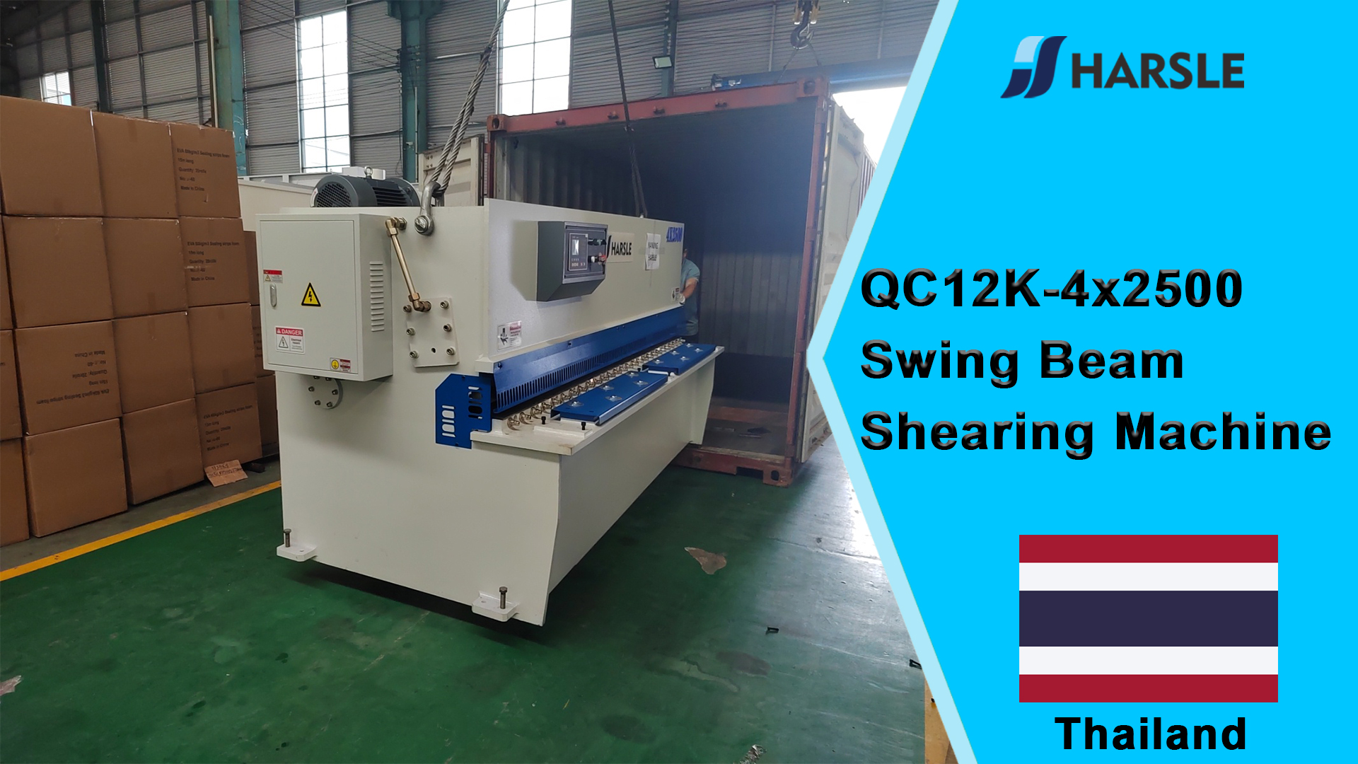 Thailand-QC12K-4X2500 Swing Beam-schaarmachine