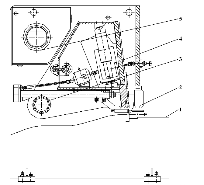 Analyse en oplossing voor materiaalbeweging van hydraulische swingbeam shear