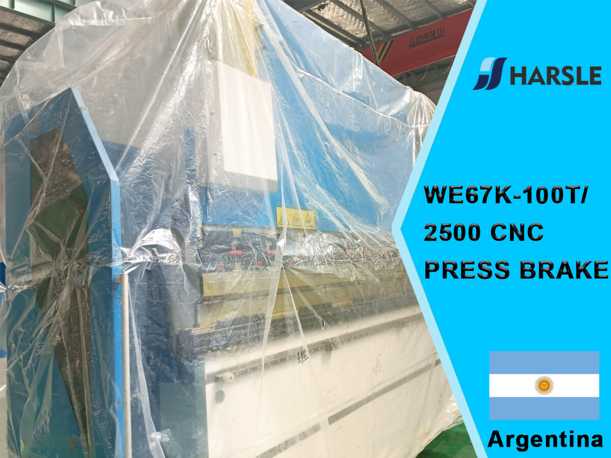 Argentinië-WE67K-100T/2500 CNC Persrem met DA66T-systeem 8+1 Axis