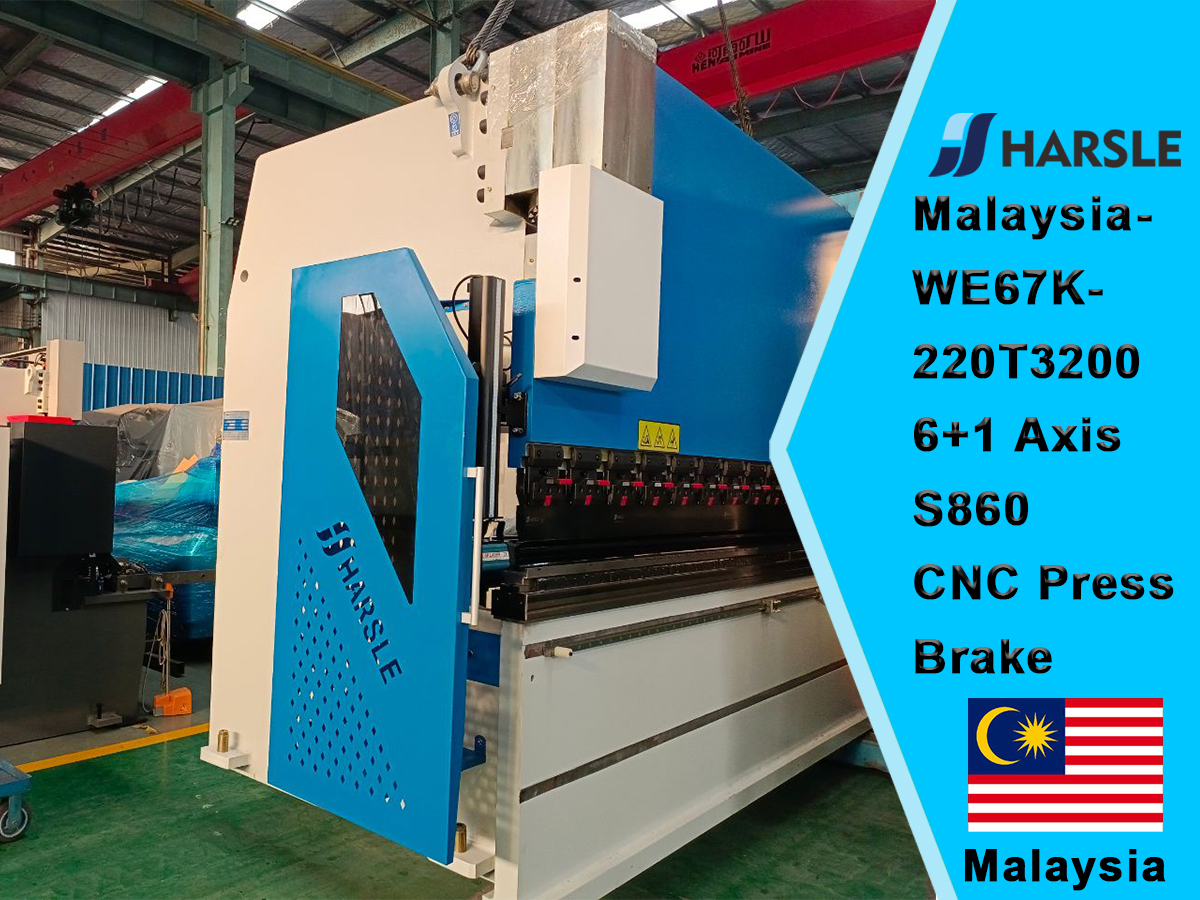 Maleisië-WE67K-220T3200 6+1 Axis S860 CNC Press Brake