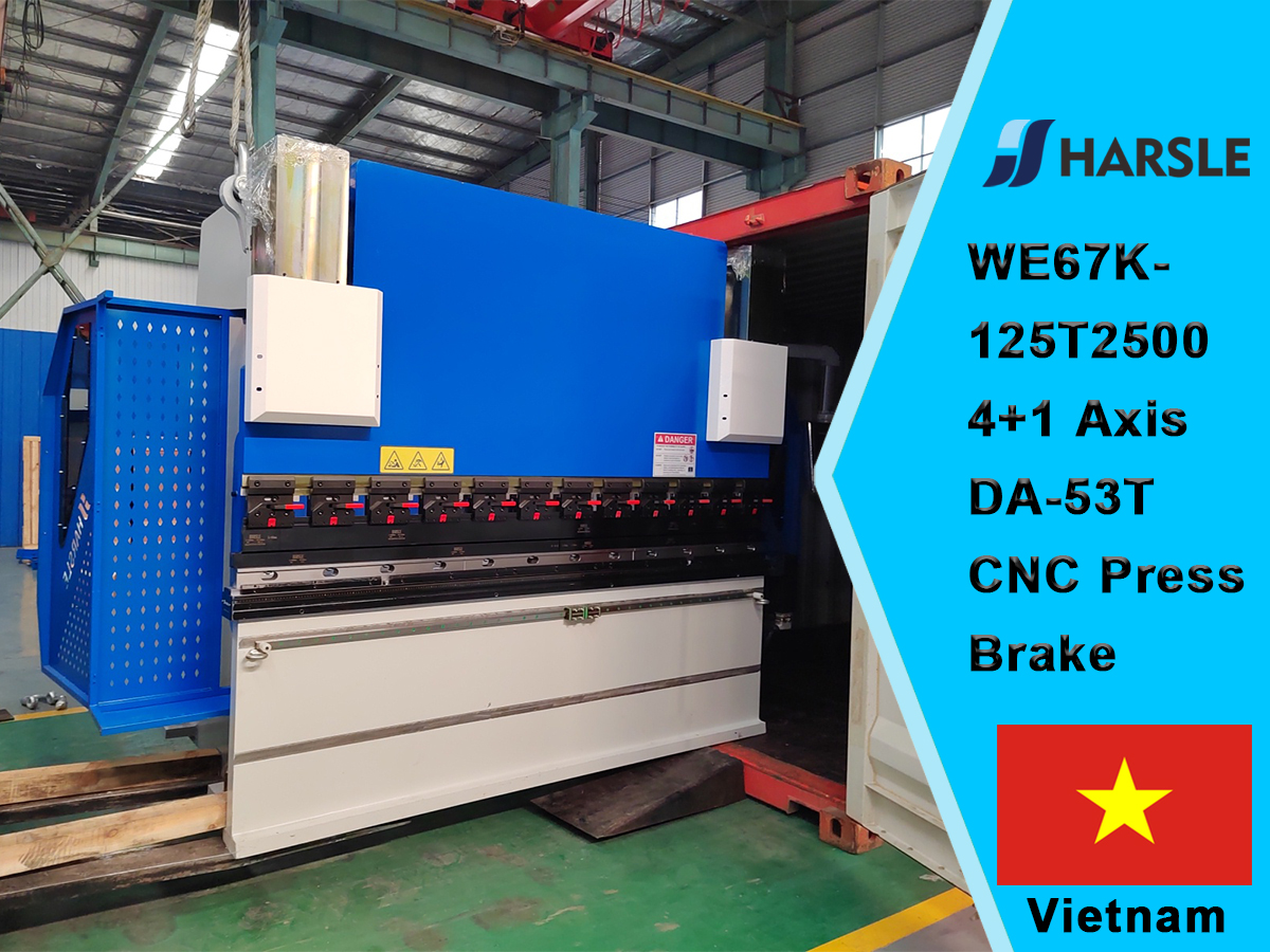 Vietnam-WE67K-125T2500 4+1 Axis DA-53T CNC Press Brake