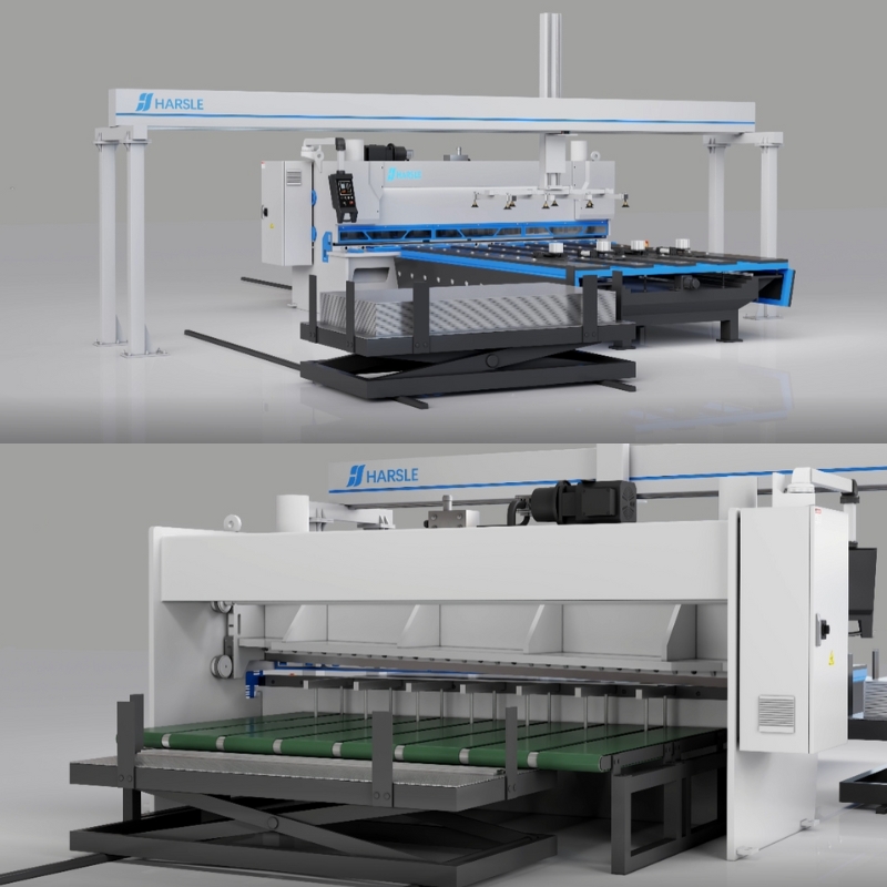 Automatische productielijn voor het snijden van metaalplaten