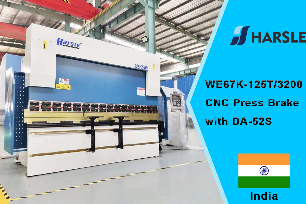 India-WE67K-125T / 3200 CNC-afkantpers met DA52S