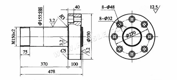 Reparatie van hydraulische pers van vier kolommen