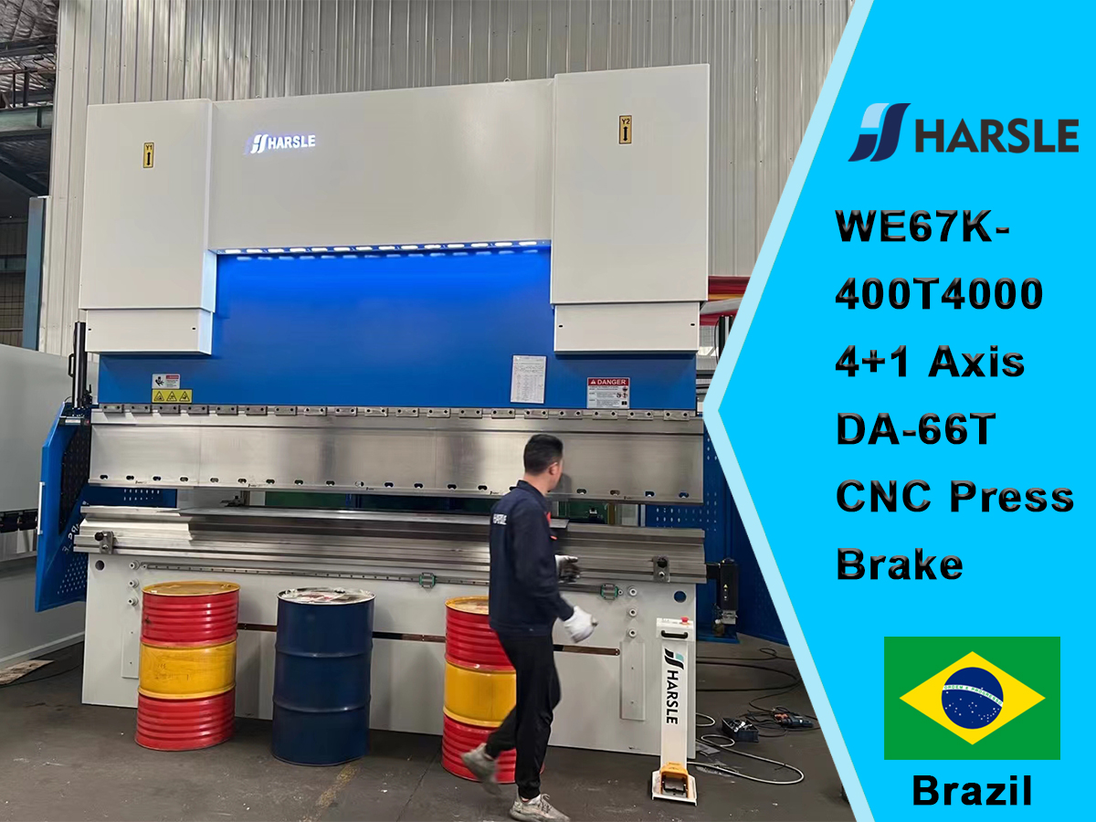 Brazilië-WE67K-400T4000 4+1 Axis DA-66T CNC Press Brake