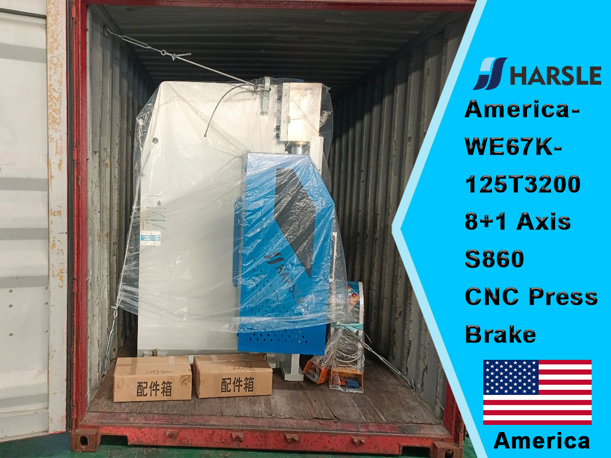 Amerika-WE67K-125T3200 8+1 Axis S860 CNC Press Brake 