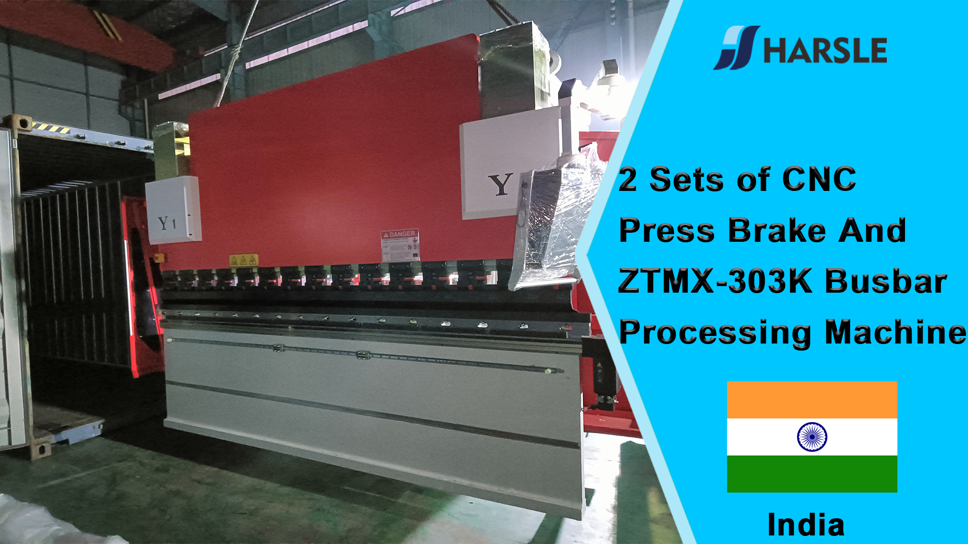 India-2 sets CNC-afkantpers en ZTMX-303K railverwerkingsmachine