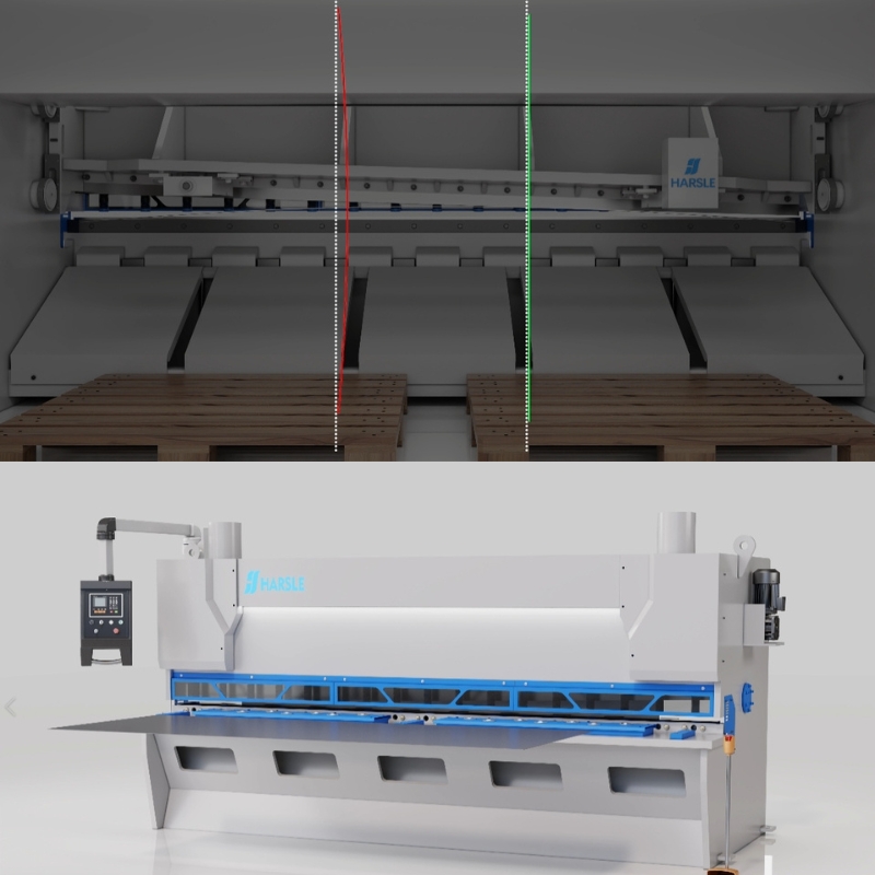 CNC-guillotineschaar met anti-twist snijsysteem