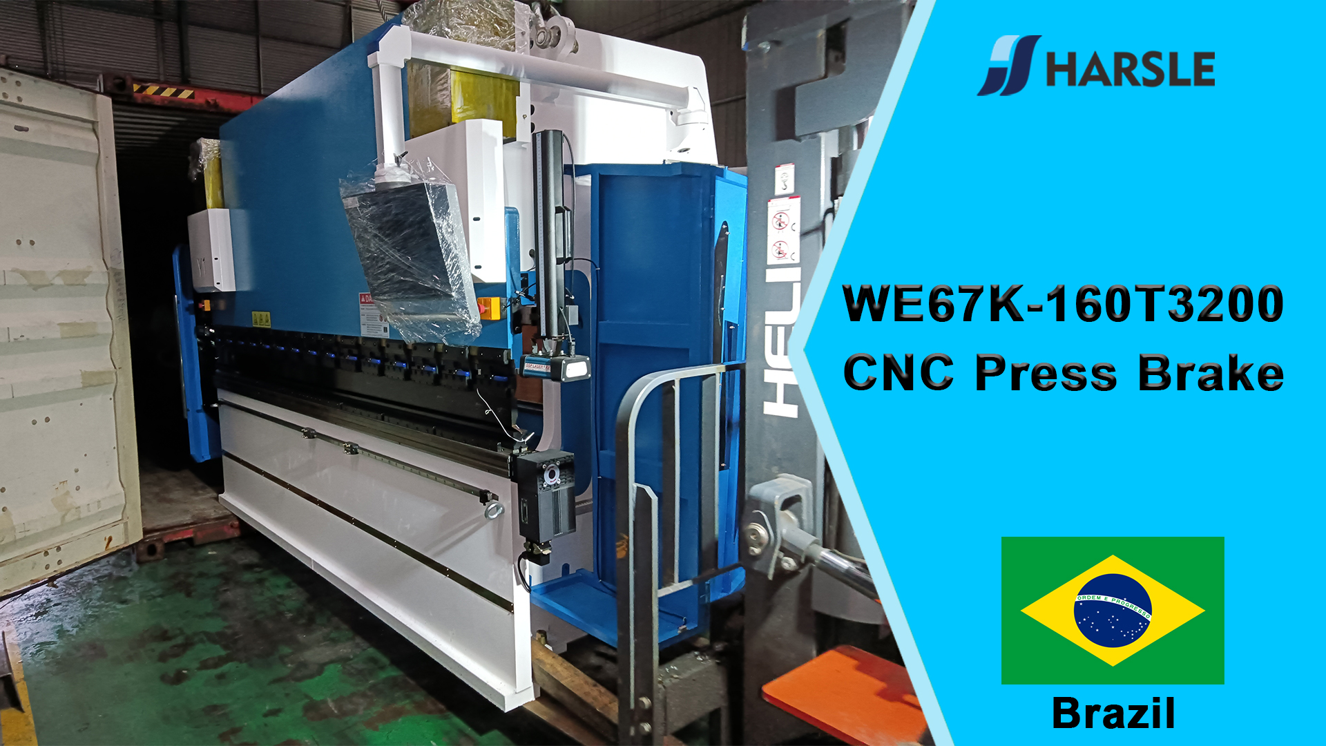 Brazilië-WE67K-160T3200 CNC-afkantpers