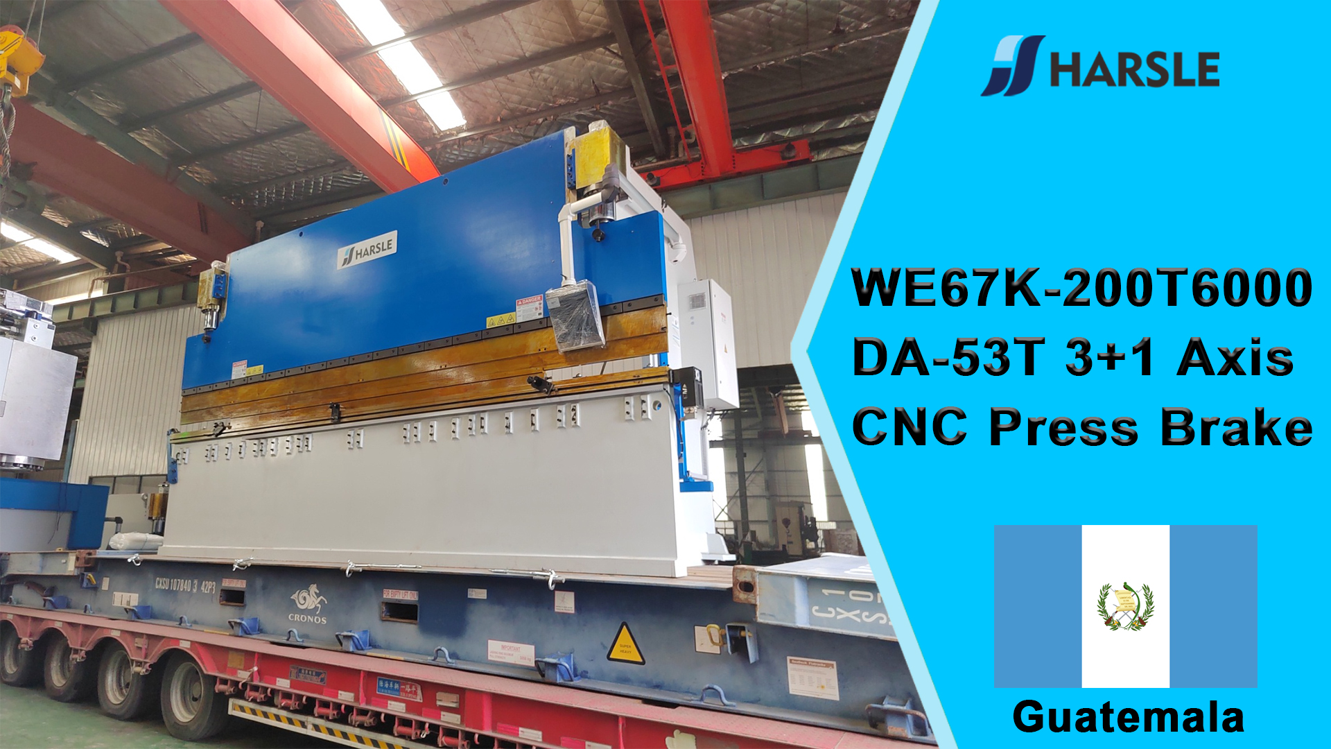 Guatemala-WE67K-200T6000 DA-53T 3+1-assige CNC-afkantpers