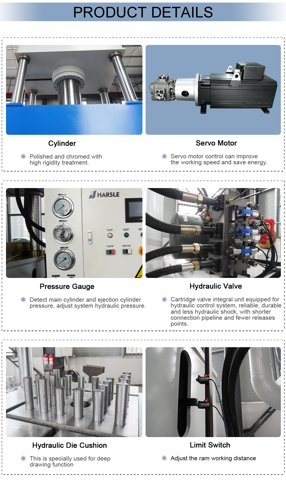 Hydraulische persmachines