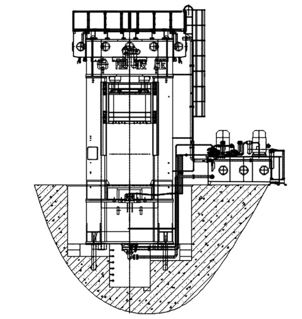 Introductie van isotherme smeed hydraulische pers