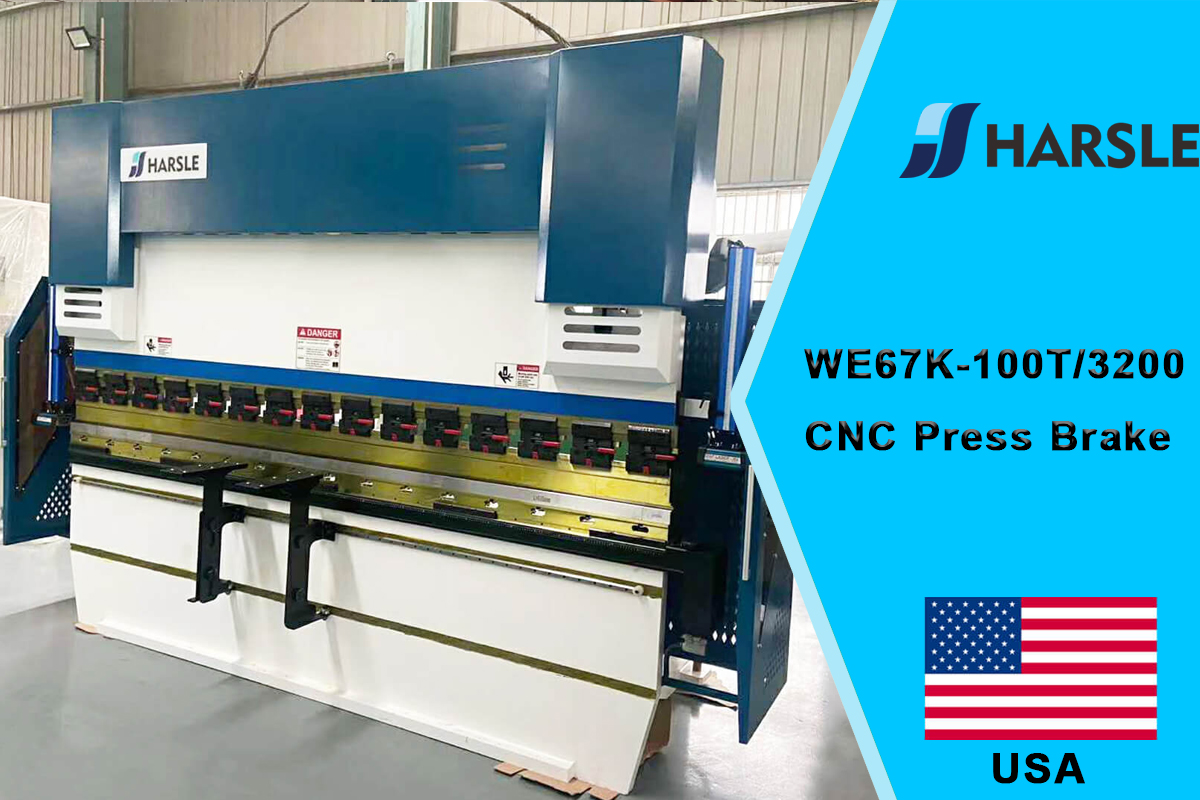 USA-WE67K-100T / 3200 CNC-afkantpers met DA66T