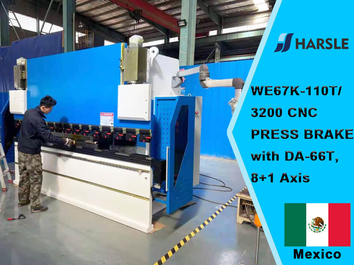 Mexico-WE67K-110T/3200 CNC Drukrem met DA-66T, 8+1 Axis