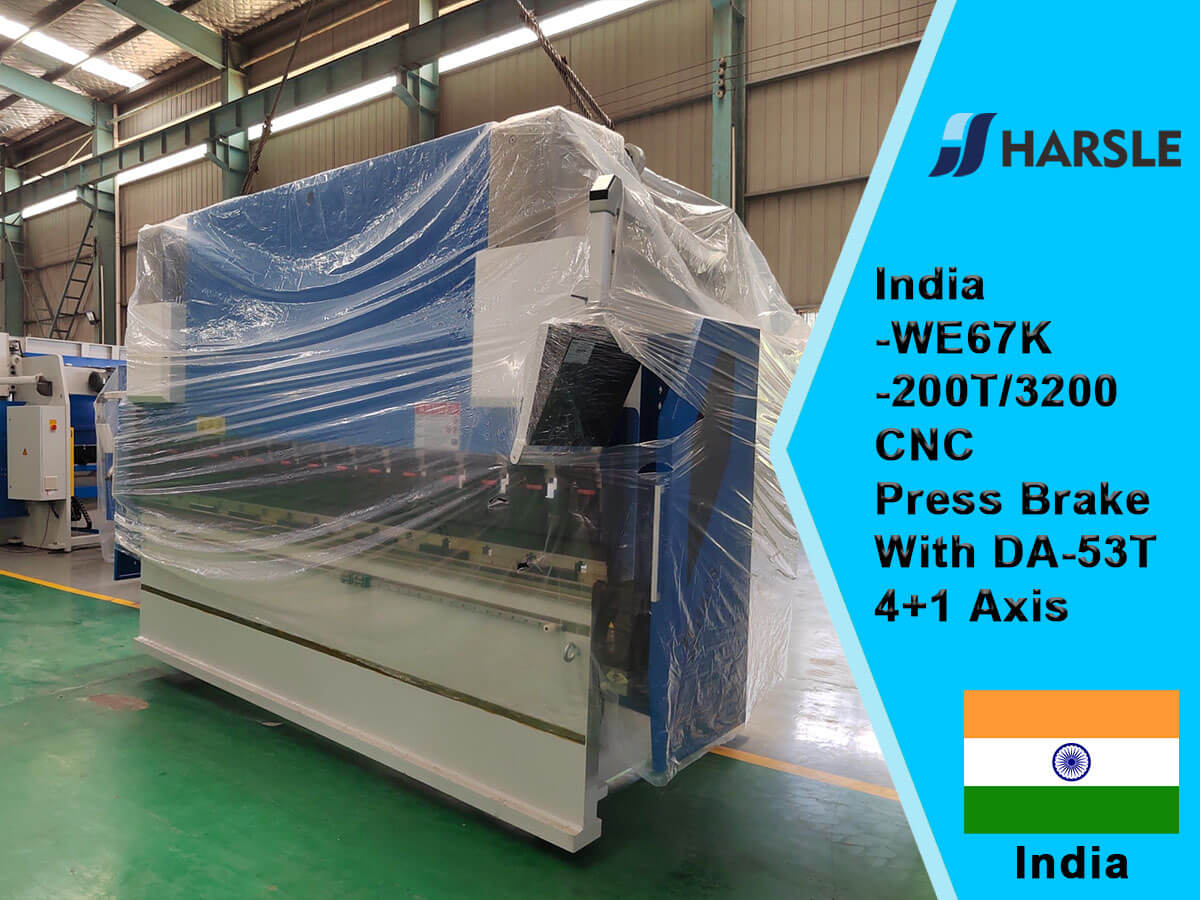 India-WE67K-200T/3200 CNC Press Brake met DA-53T 4+1 Axis