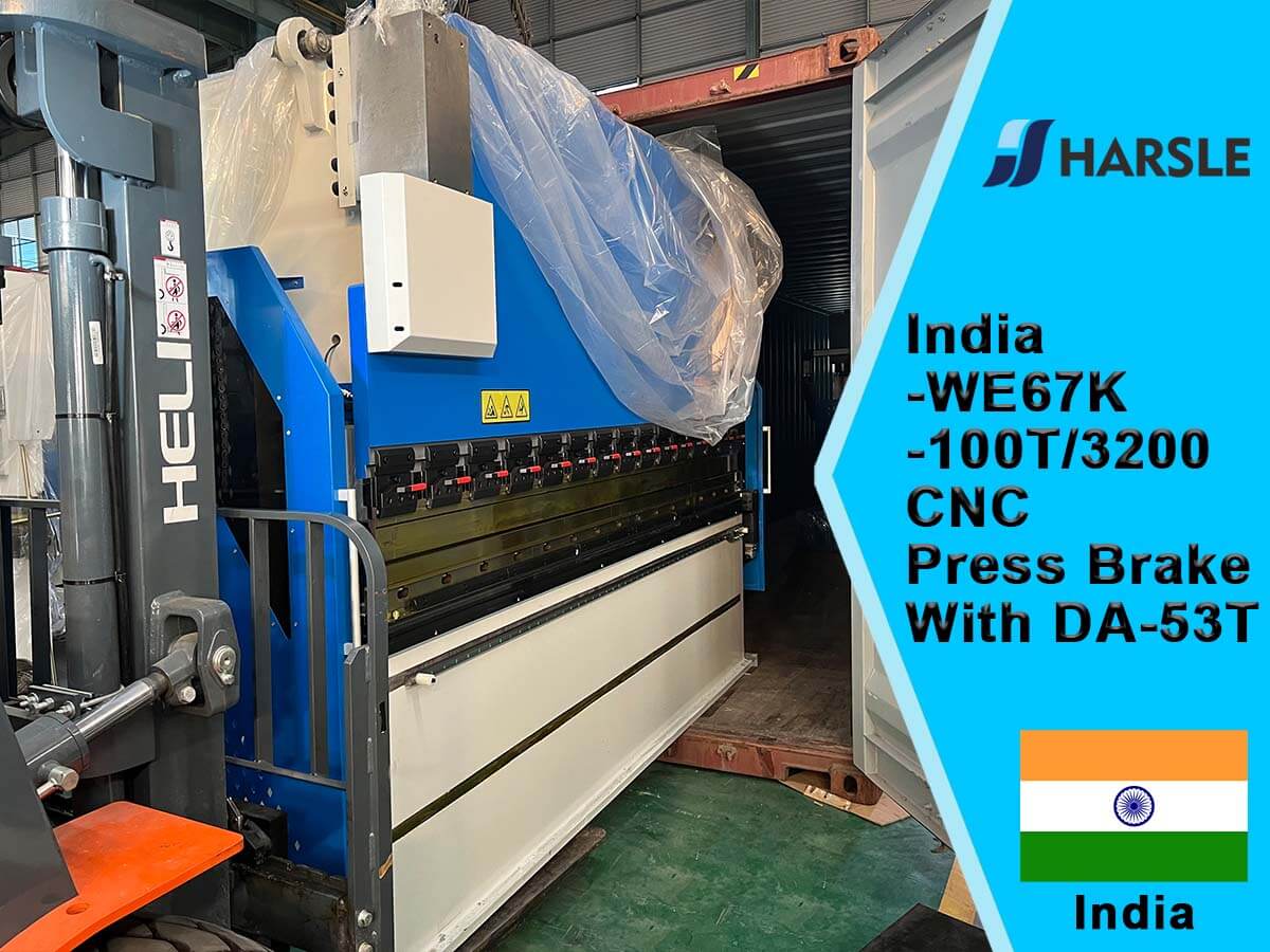 India-WE67K-100T/3200 CNC Press Brake met DA-53T-systeem