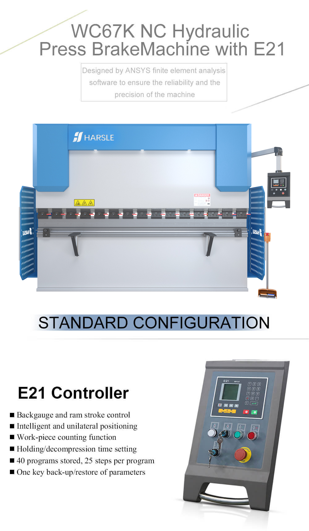 Kantbankmachine met E21 