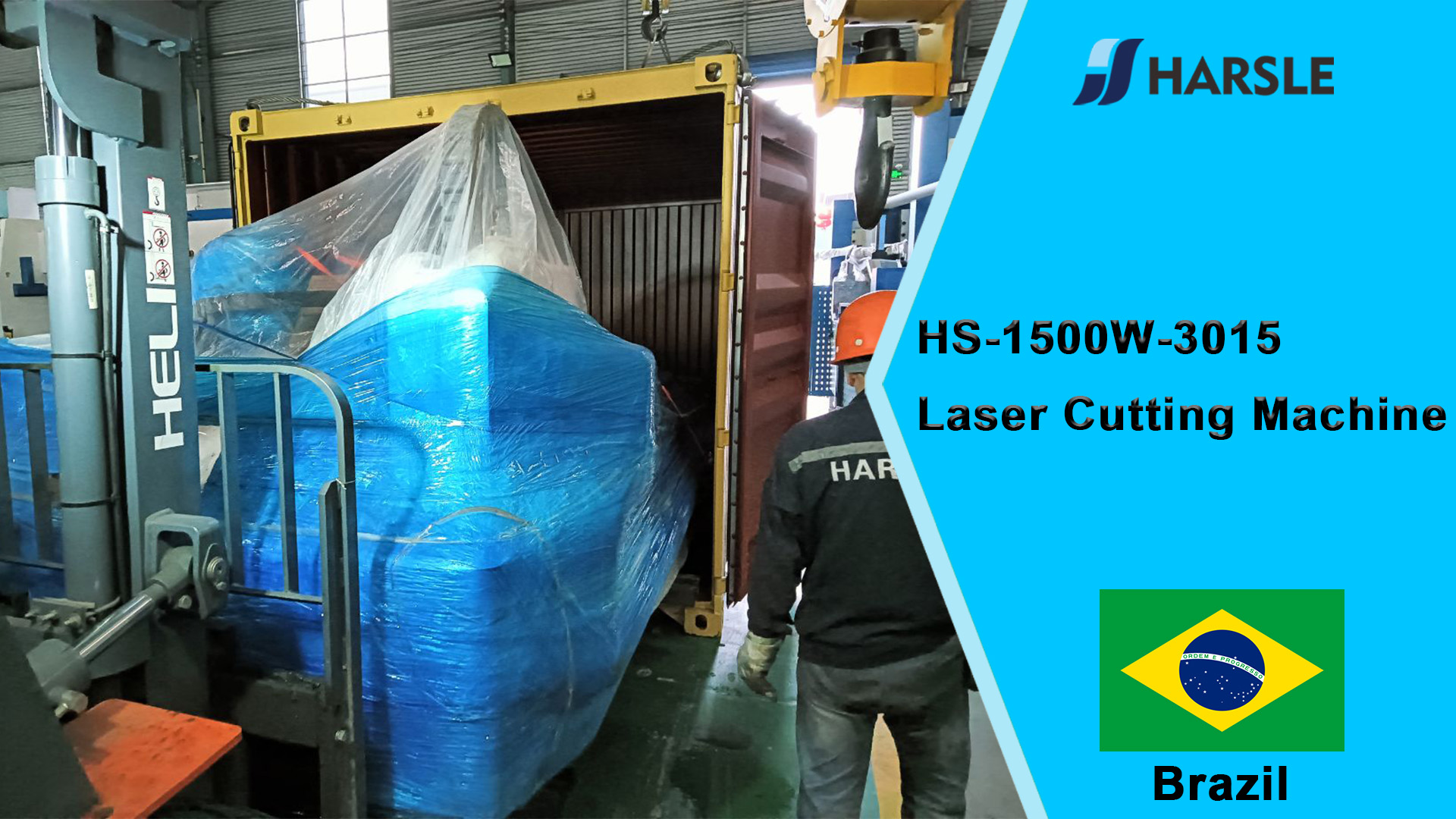 Brazilië-HS-1500W-3015 lasersnijmachine