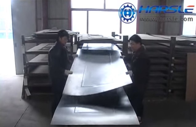 Stalen metalen deur productielijn video