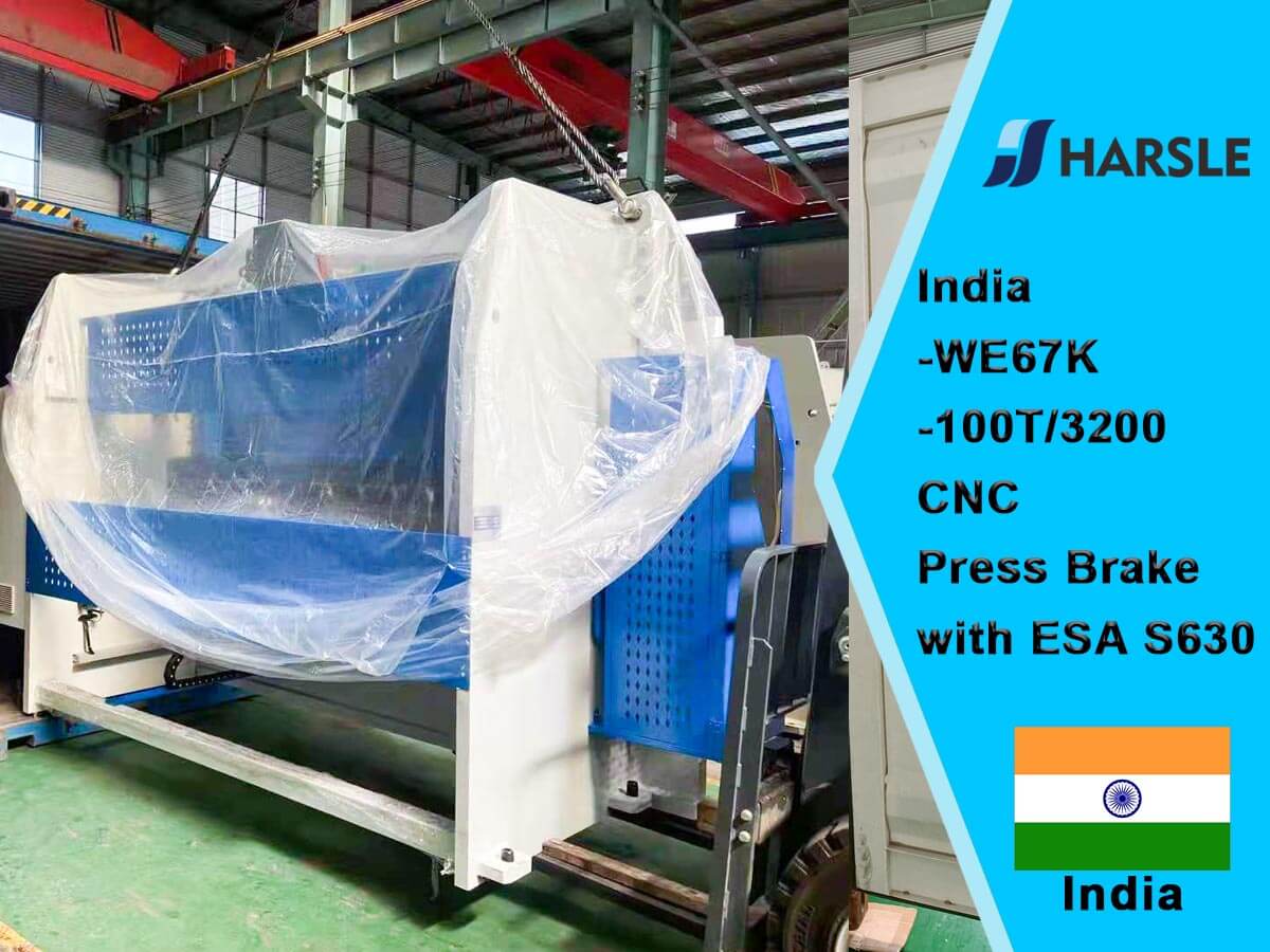 India-WE67K-100T/3200 CNC Press Brake met ESA S630-systeem