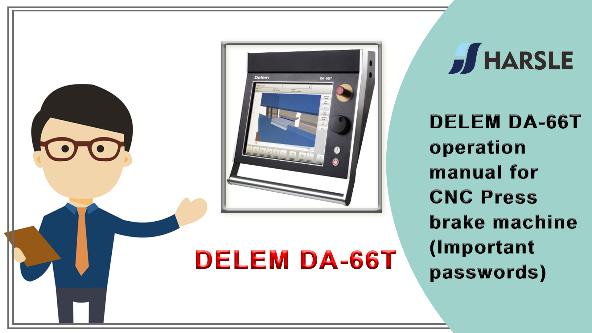 Delem DA-66T-bedieninghandleiding voor CNC Press Brake Machine (belangrijke wachtwoorden)