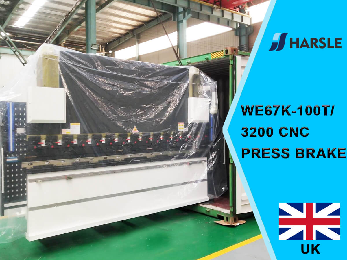 UK-WE67K-100T/3200 CNC Press Brake met DA69T, 8+1 Axis