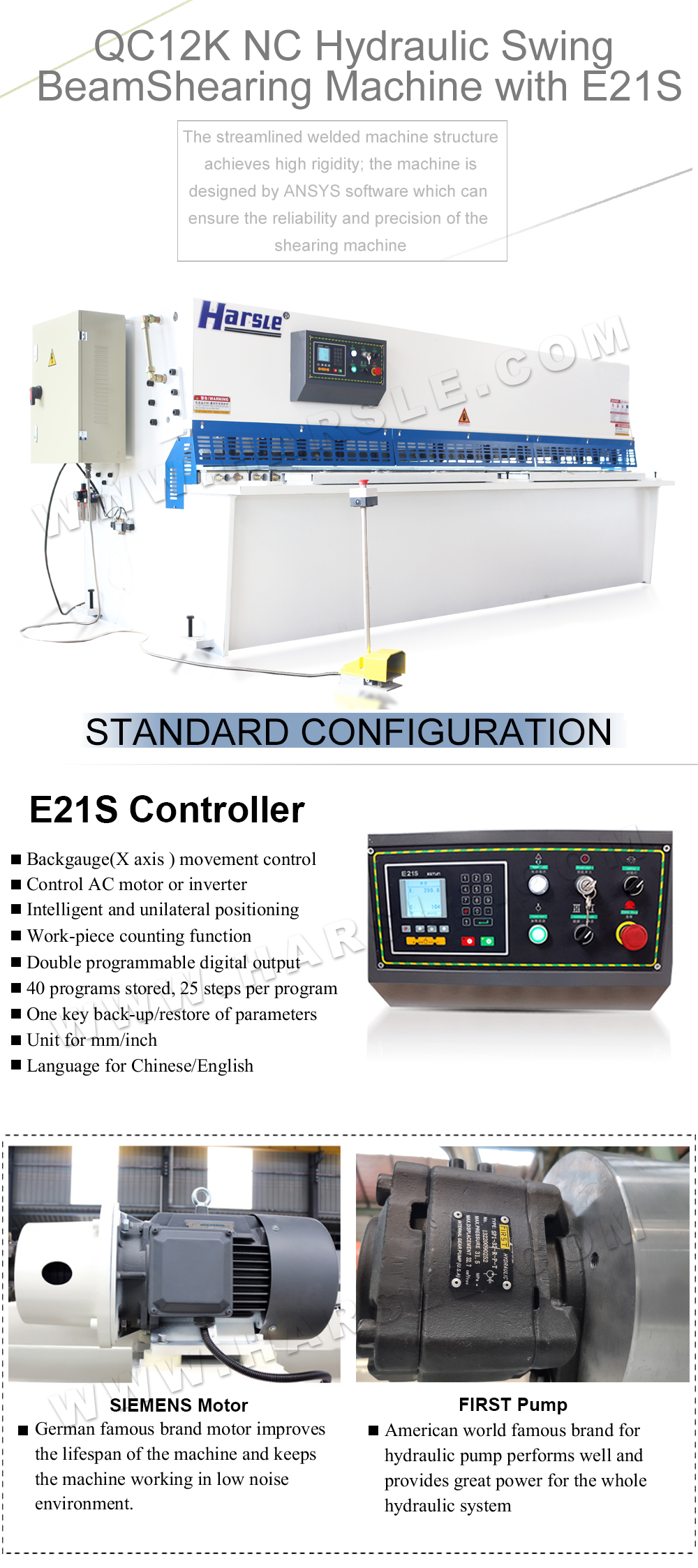 CNC hydraulische snijmachine