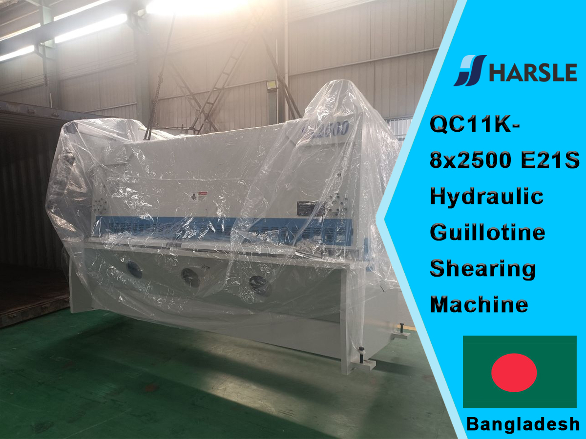 Bangladesh-QC11K-8x2500 E21S Guillotine Shearing Machine