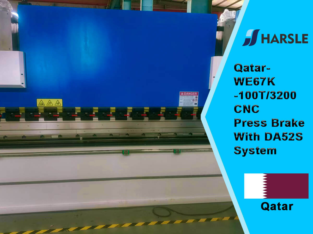 Qatar-WE67K-100T/3200 CNC Persrem met DA52S-systeem