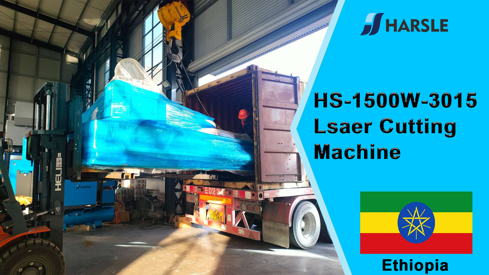 Ethiopië-HS-1500W-3015 Lsaer-snijmachine