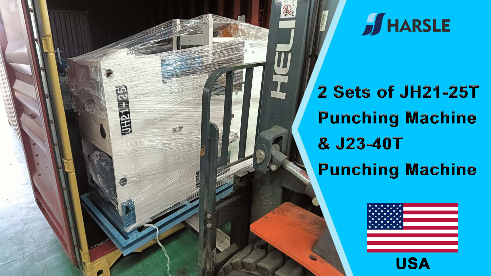 USA-2 sets JH21-25T ponsmachine en J23-40T ponsmachine