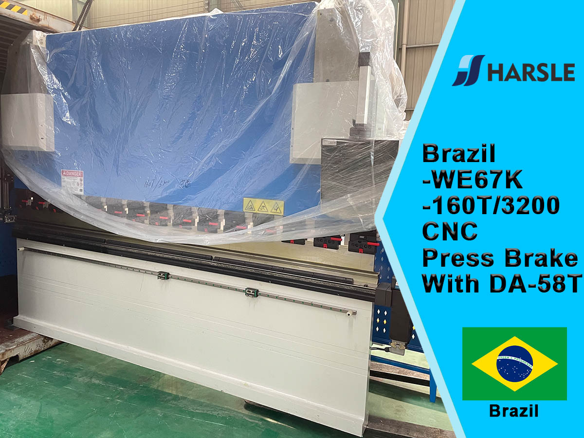 Brazilië-WE67K-160T/3200 CNC Persrem met DA-58T