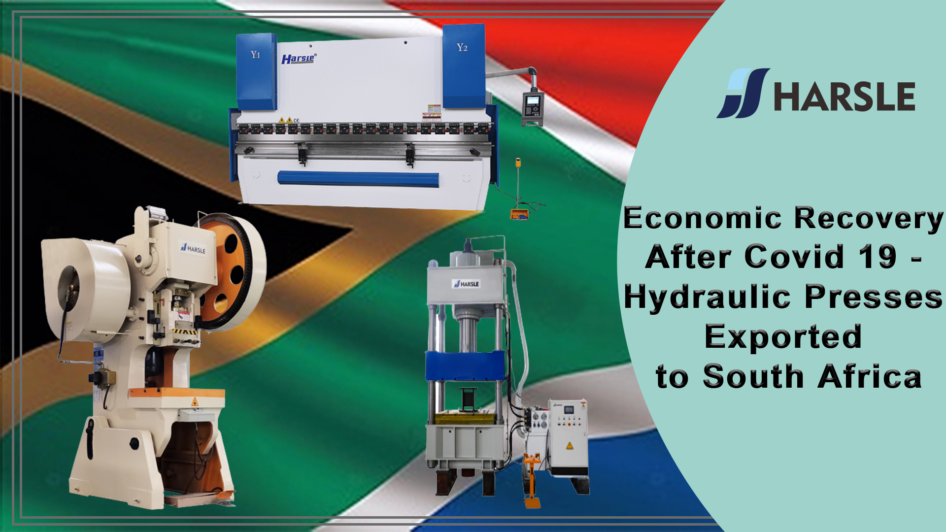 Economisch herstel na Covid 19 - Hydraulische persen geëxporteerd naar Zuid -Afrika