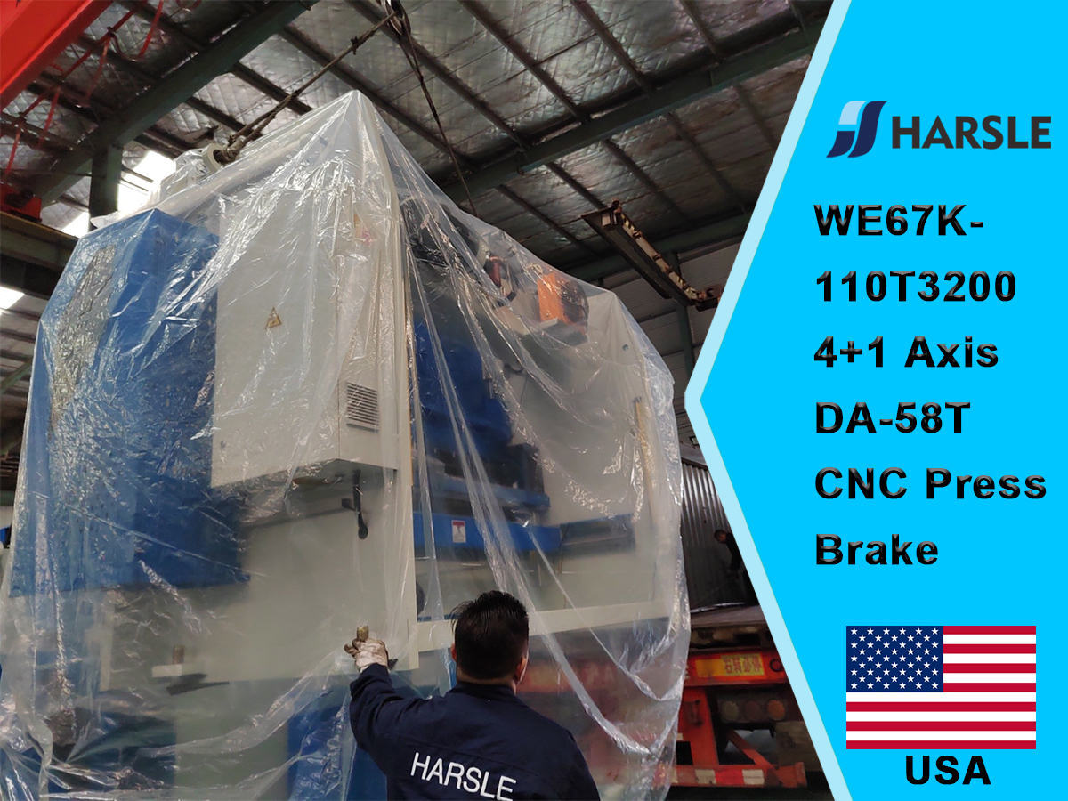 USA-WE67K-110T3200 4+1 AXIS DA-58T CNC Press Brake