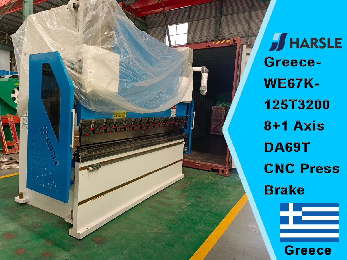 Griekenland-WE67K-125T3200 8+1 Axis DA-69T CNC Press Brake 