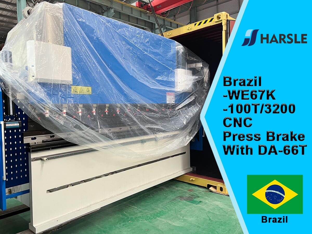 Brazilië-WE67K-100T/3200 CNC Persrem met DA-66T