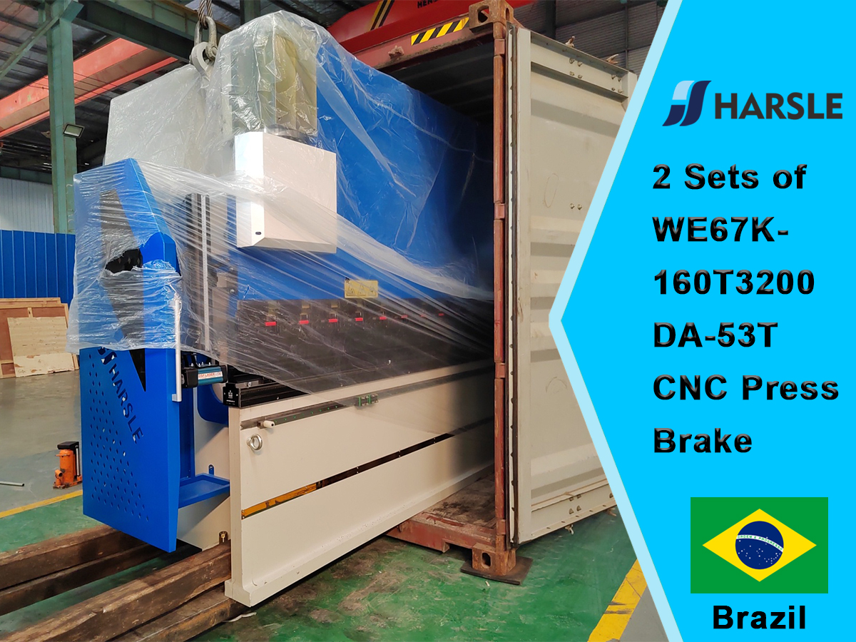 Brazilië-2 Sets van WE67K-160T3200 DA-53T CNC Kantpers