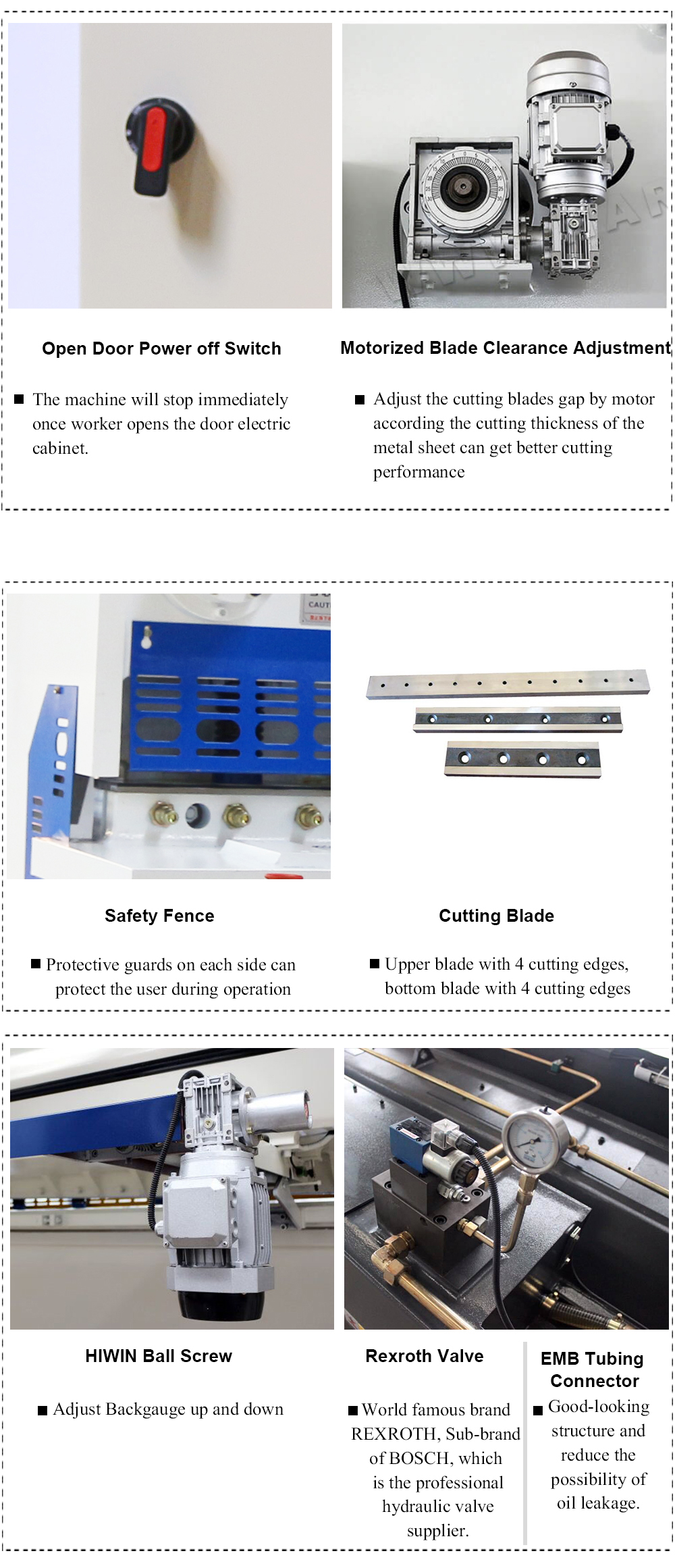 CNC guillotineschaar