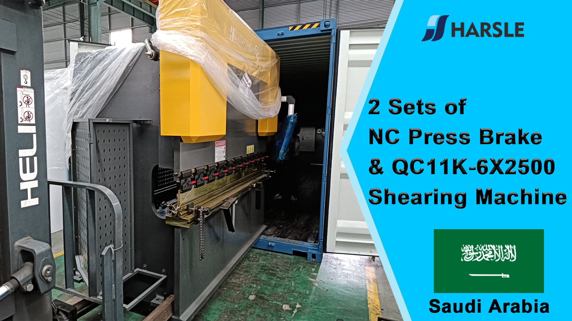 Saoedi-Arabië-2 sets NC-afkantpers en QC11K-6X2500 knipmachine