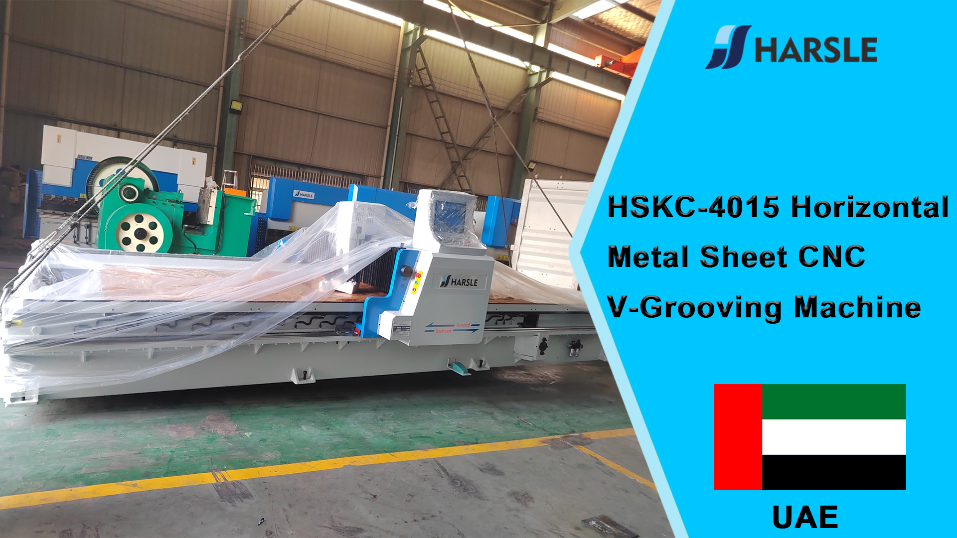 UAE-HSKC-4015 Horizontale CNC V-groefmachine voor metaalplaten