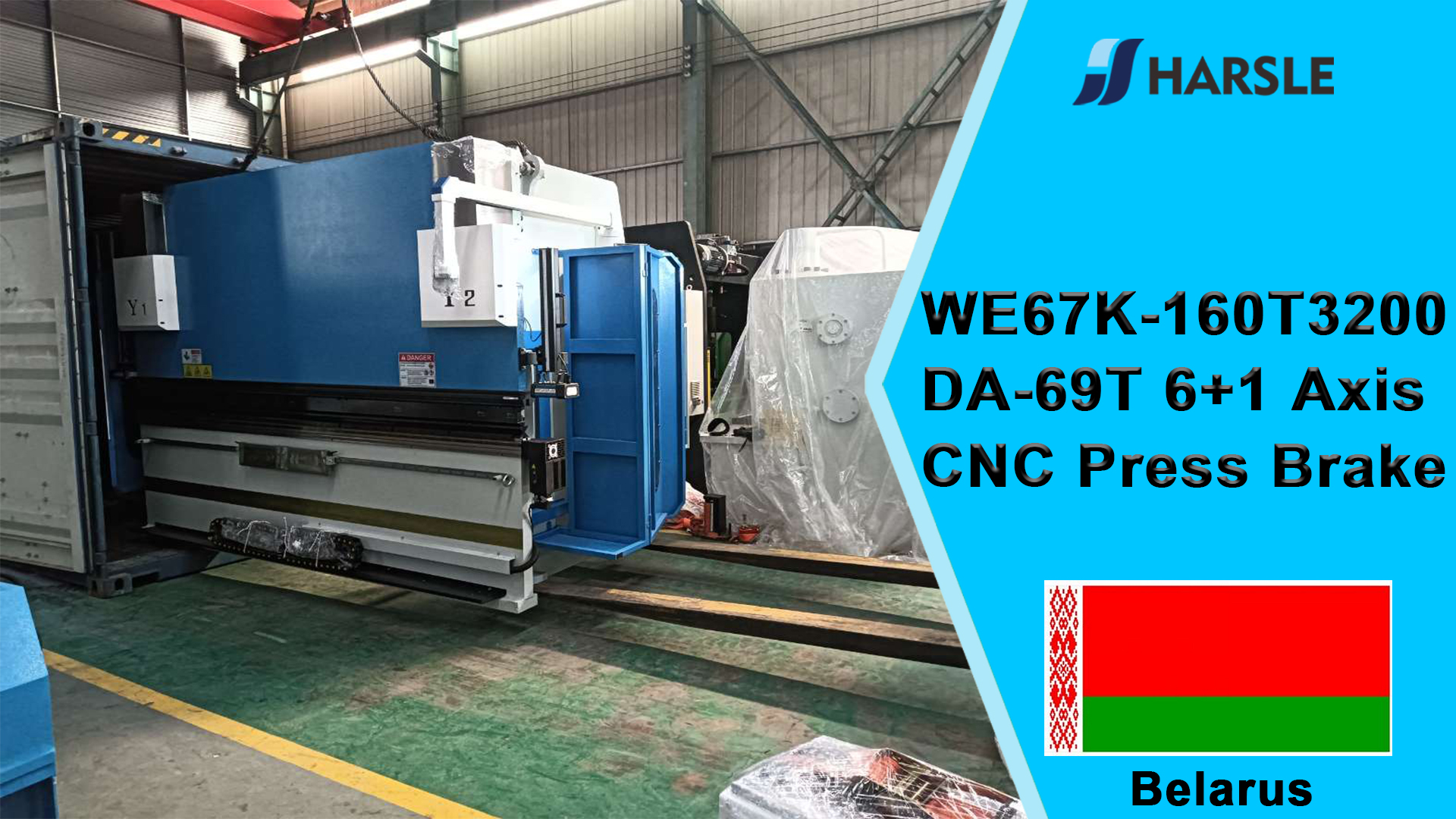 Wit-Rusland-WE67K-160T3200 DA-69T 6+1-assige CNC-afkantpers