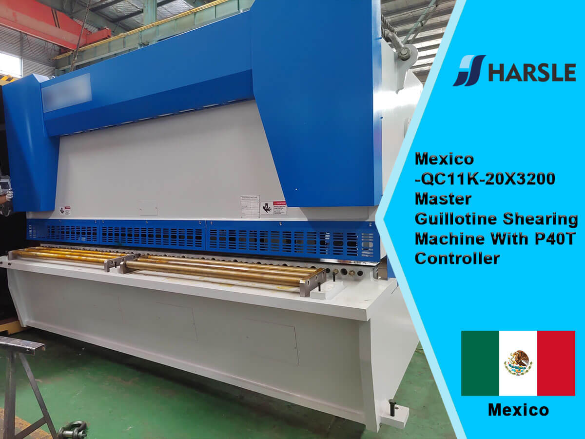 Mexico-QC11K-20x3200 Master Guillotine Shearing Machine met P40T-controller