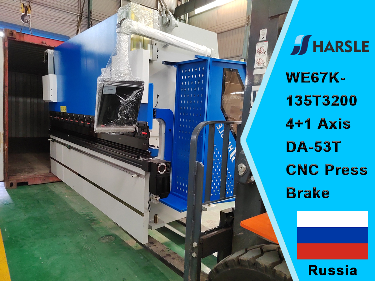 Rusland-WE67K-135T3200 4+1 Axis DA-53T CNC Press Brake