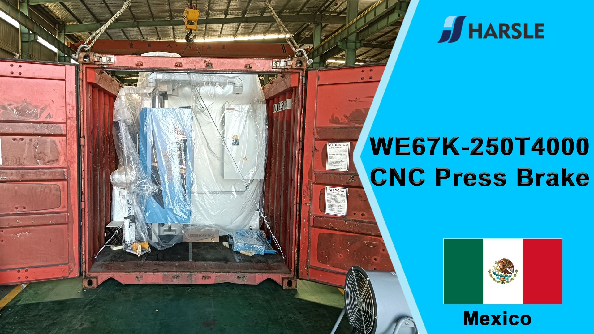 Mexico-WE67K-250T4000 CNC-afkantpers