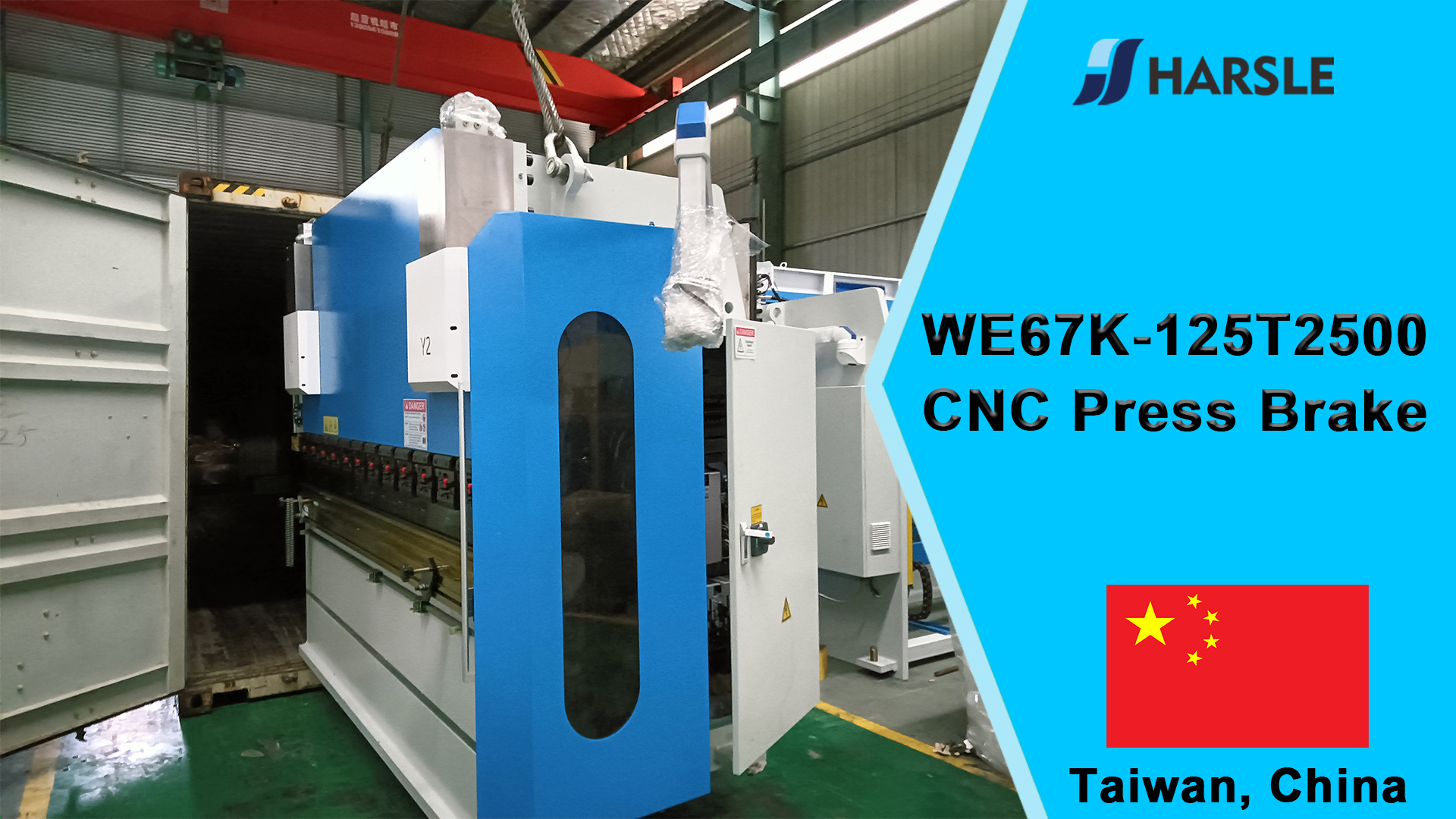 Taiwan, China-WE67K-125T2500 CNC-afkantpers